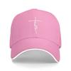Faith Cross Script Christian Jesus Baseball Cap Women Dad Summer Sun Golf Cowboy Trucker Hat