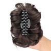Updo Synthetic Wavy Hair Bun Hair Extensions Claw Clip On Donut Chignon  for Women Girls