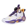 Children's Basketball Shoes Teen Leather Professional Sneakers Boys' Shoes Button Friction Sound Medium and Older Children's Sneakers