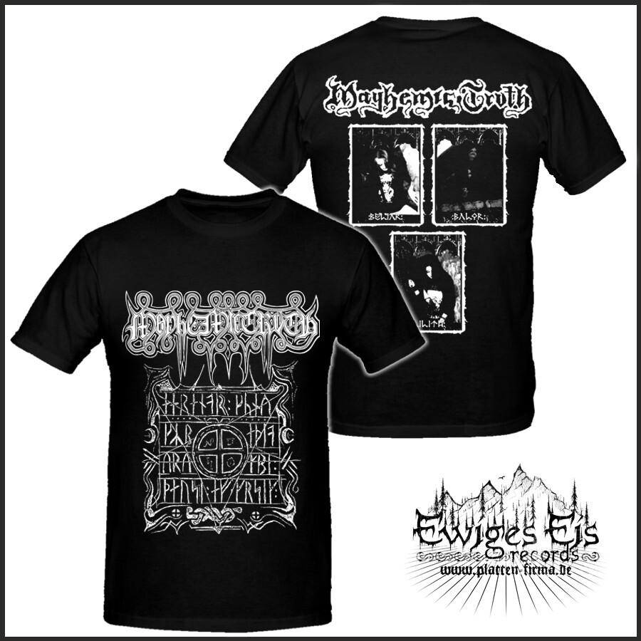 26 Mayhemic Truth - T-Shirt S-XXXXL Morrigan Witchburner Doomentor Blizzard Bathory Unisex T-Shirt XXXXL
