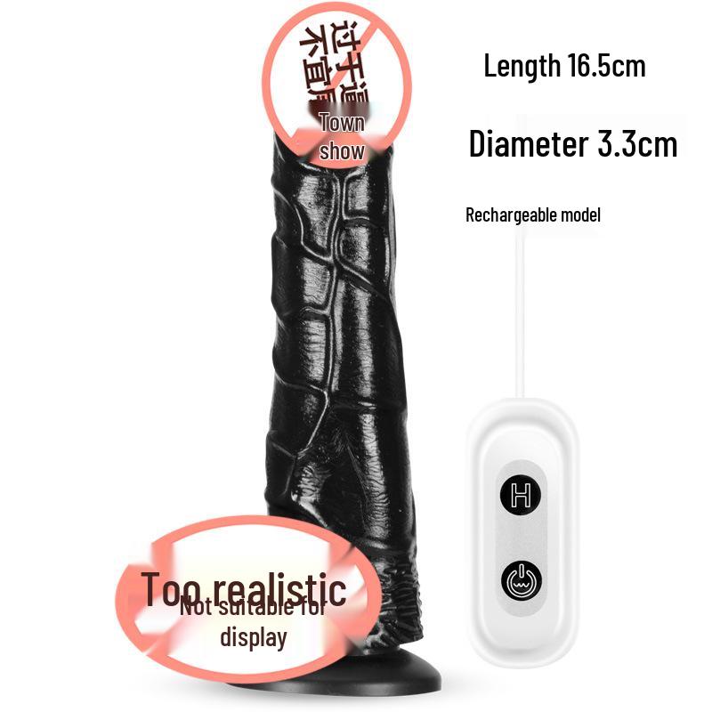 Black Electric Wiggling Vibrator for Women