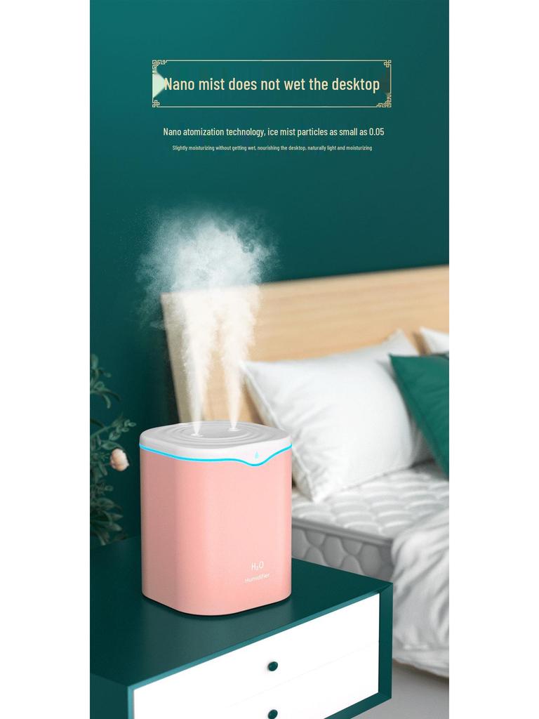 2L USB Dual/Single Spray Humidifier & Aroma Diffuser for Home/Car