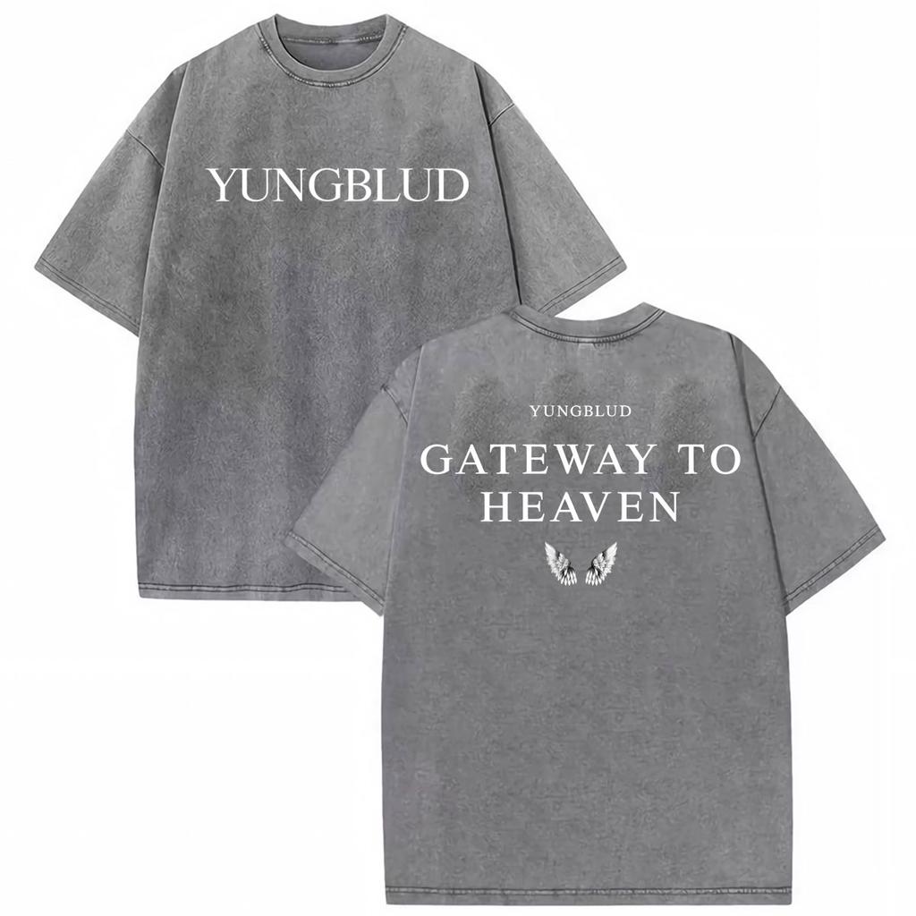 Youngblud Idols The World Tour Tee Shirt Unisexs Women Vintage Washed High Street T Shirt Summer Cotton Comfort Tshirts