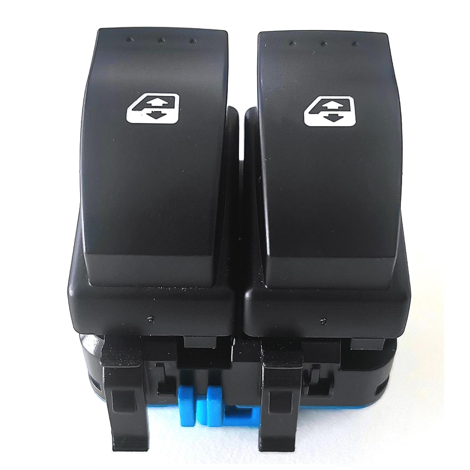 

8200107772 10-контактная кнопка главного переключателя электрического стеклоподъемника автомобиля, совместимая с Renault Espace IV Scenic II Megane MK II 2002 2003 2004 2005-2016 чёрный