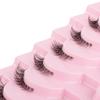10 Pairs Transparent Band Half Eye Cat Eye False Eyelashes - 3D Layered, Natural, Thickening & Lengthening