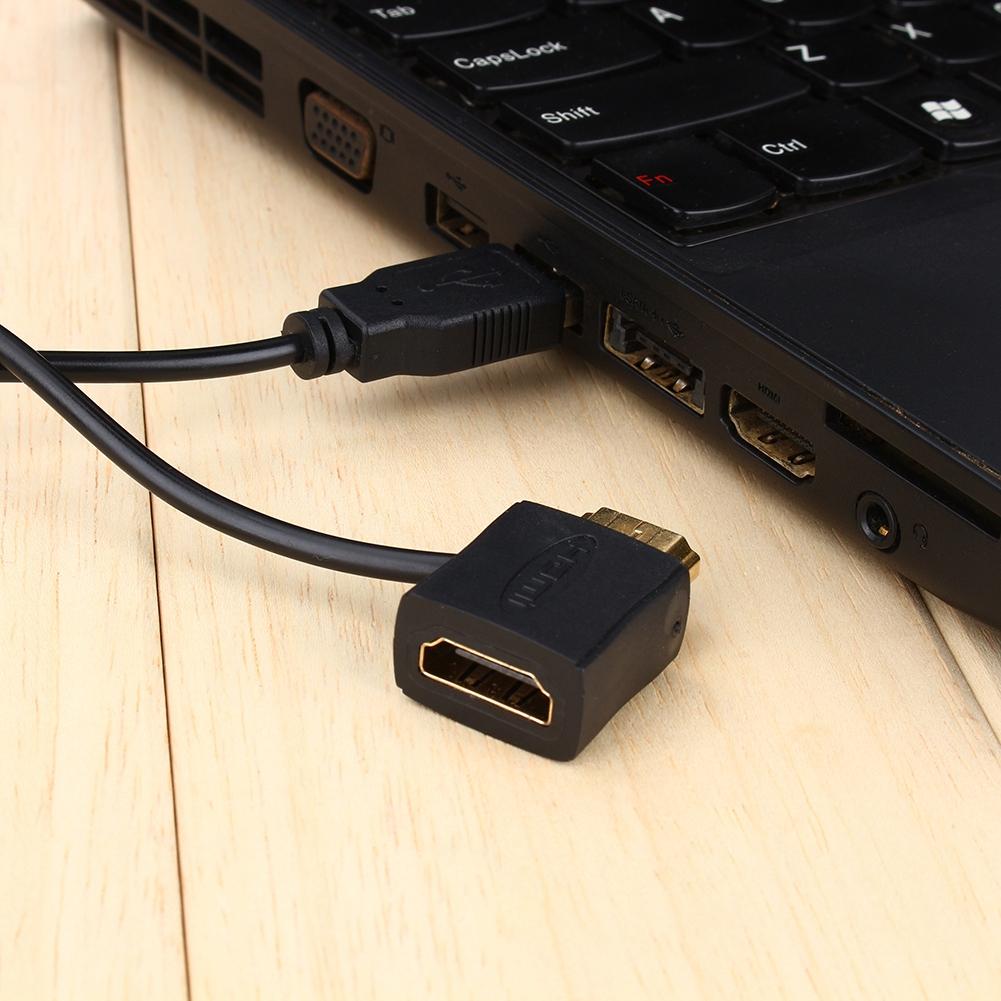 HDMI Male To HDMI Female Adapter Connector   50cm USB 2.0 Charger Power Supply Cable HDMI cable