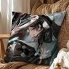 Detachable Sofa Cushion Cover Double Side Printed Wanderer Pattern, Genshin Fan Bedroom Decor Pillow Cover Holiday Present