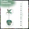 250cm Lotus Hummingbird Rain Chain Metal Outdoor Gutter Downspout Hanging Rain Catcher Diverter & Rainwater Garden Decoration