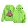 Kids Fashion Lightweight Long Sleeve Zipper Hoodie Christmas Printed Hoodie With Pockets