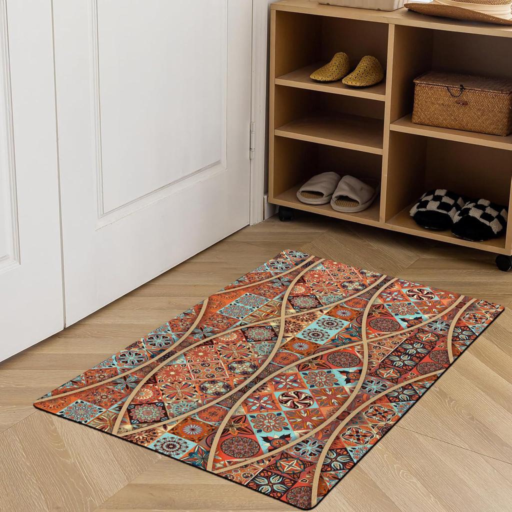 American Style Household Floor Mat Dirt Resistant Entrance Bathroom Anti Slip Foot Mat Door Mat