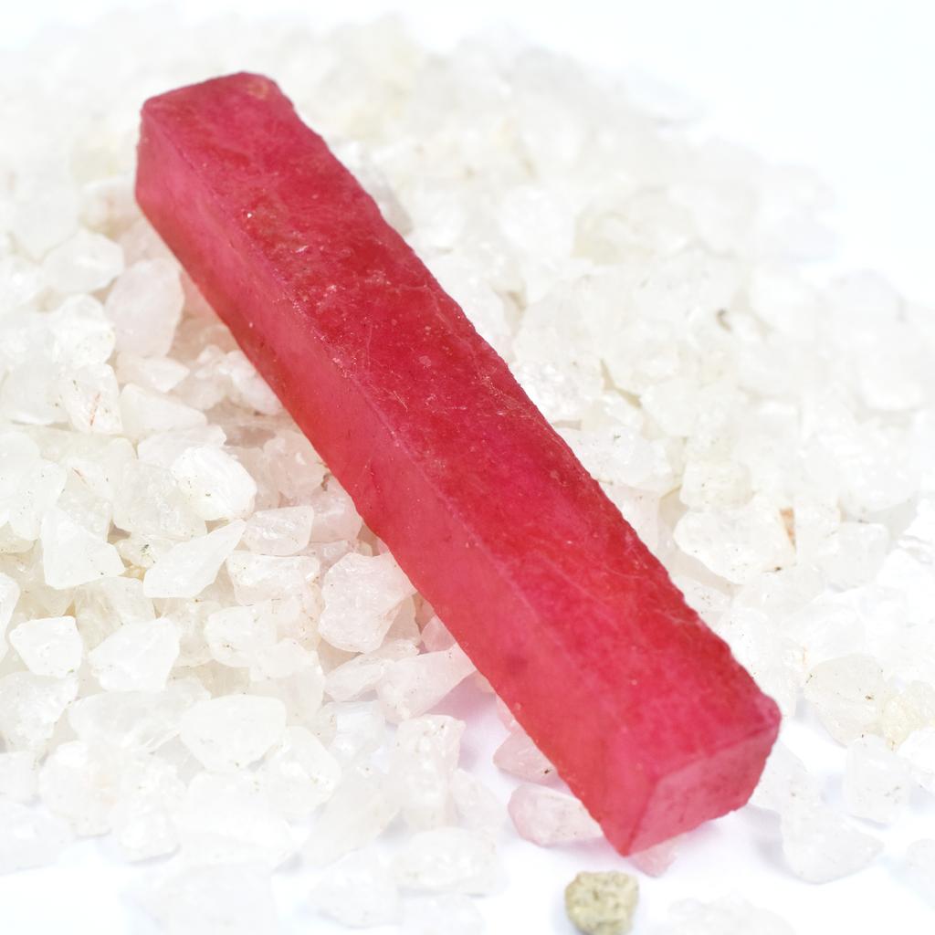 Natural Red Ruby Loose Gemstone 65.45 Ct Uncut Raw Rough for Lapidary and Gem Collections