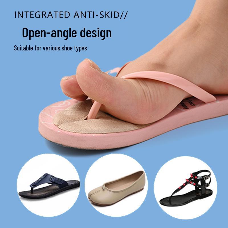 Women's Non-slip Invisible Forefoot Pad Flip-flops - Anti-pain Beach Outdoor Half Size