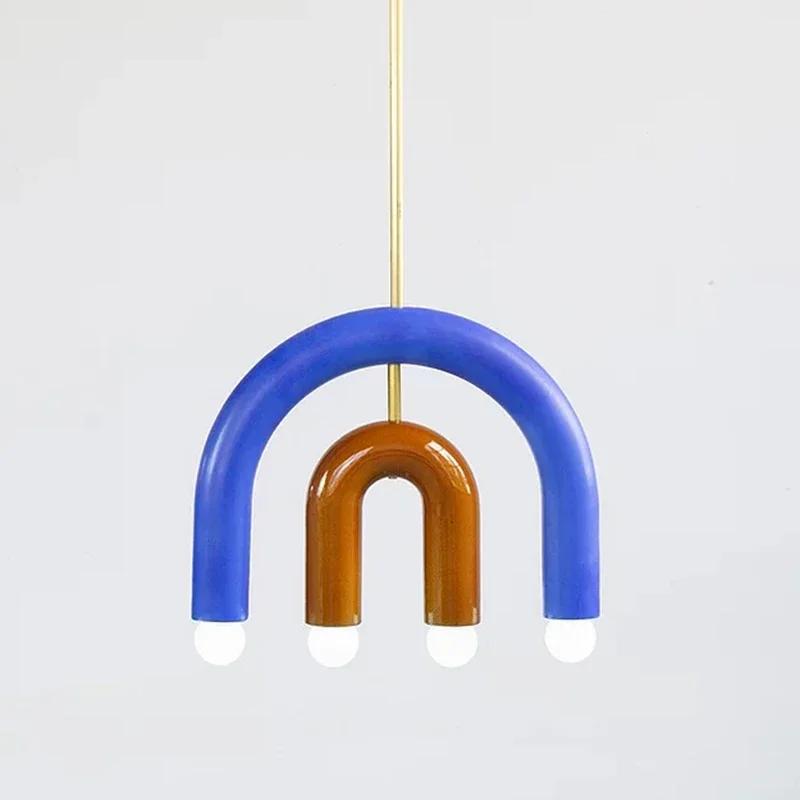 Chandelier Simple Art B&B Hotel Front Desk Studio Kindergarten Children's Contrast Color Restaurant Bar Counter Bedroom