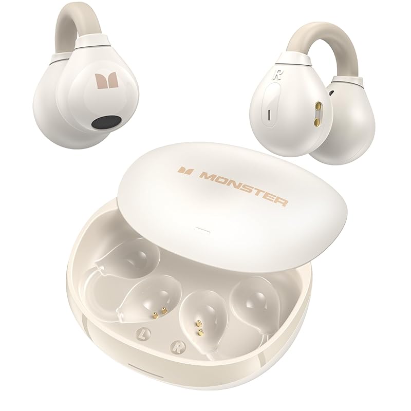 

Monster wireless earphones ear clip type air conduction earphones bluetooth earphones don t cover your ears Further evolution of bone conduction