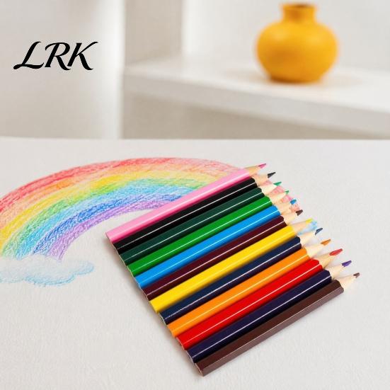 Coloring Pencils for Children 12PCS Colored Set, with Smooth Wood Barrel, Vibrant Colors Kids Drawing Kits Home Painting Tools, Book Sketching And Art