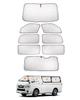 CARVANTA Toyota Hiace 200 Series Солнцезащитный экран Стандартный кузов Блокирующий экран Передний солнцезащитный экран Сон в машине Боковой солнцезащитный экран Защита конфиденциальности Полный комплект