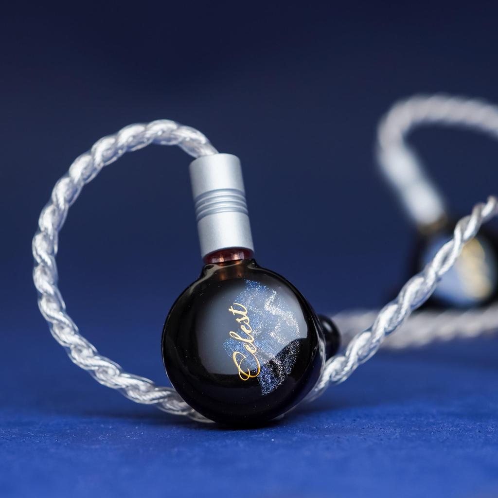 HiFiGo Kinera Celest Pandamon 10mm Square Planar Driver Look SPD IEM Earphones 2.0 In-Ear Monitors, All-New 2.0 In-Ear (Blue 3.5mm)