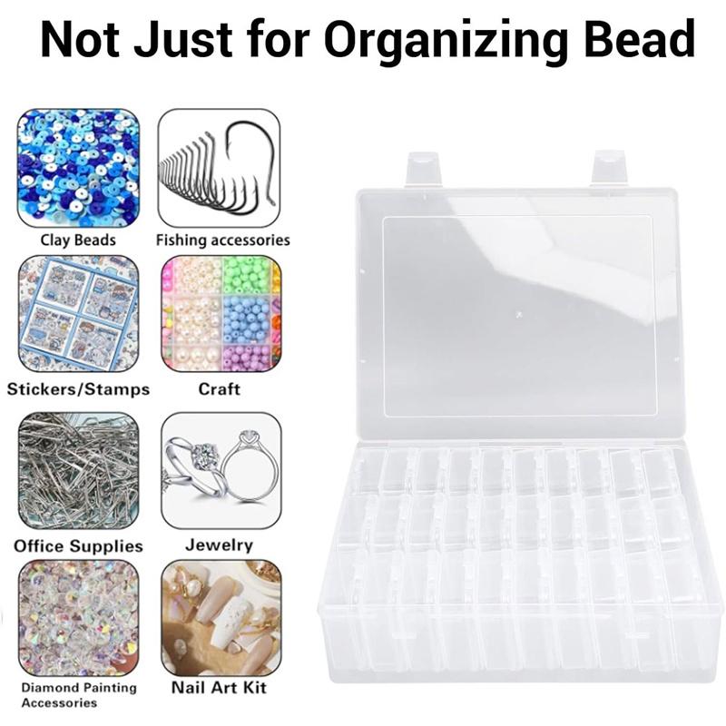 Gör-det-själv Diamantmålning Broderi Förvaringslåda, Nagellack Smycken Mosaik Förvaringsbehållare, Multifunktionell Förvaringslåda