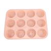 12 Cups Silicone Muffin Mold Nonstick Flexible Cupcake Liners Reusable Cake Mold for Baking