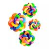 Newcomer Dog Toy: Bite-Resistant Colorful Bell Ball for Teething Puppies