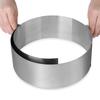 Adjustable Mousse Ring Round Mould Mousse Cake Edge Collar Film Kitchen Accessory DIY Baking Tools Cakes Dessert Decoration GYH