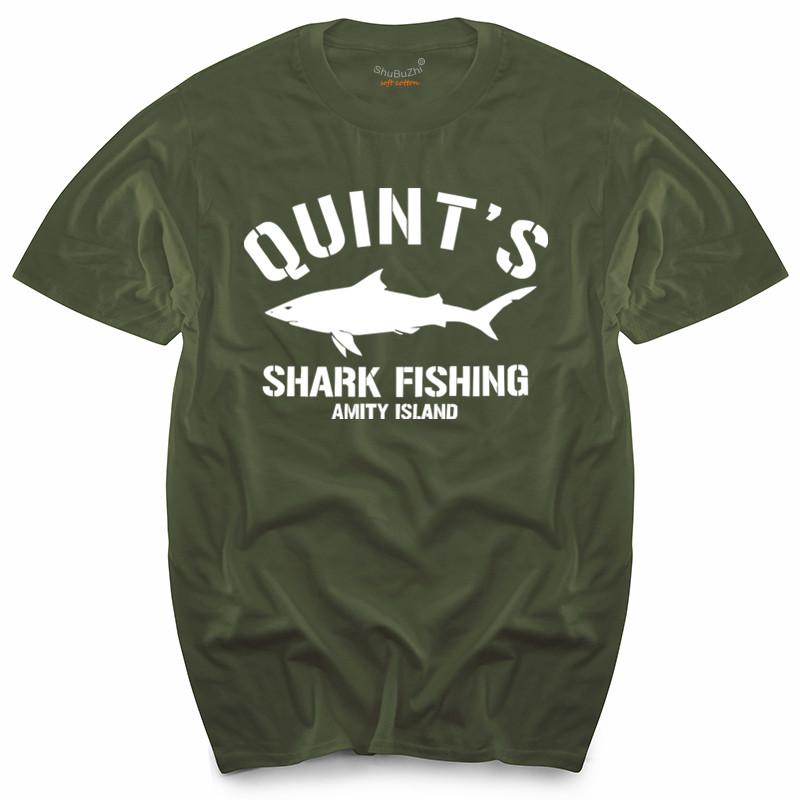 Quints Shark Jaws Inspired Unisexs T Shirt Stephen Spielberg Amity Island Unisexs Top Tees