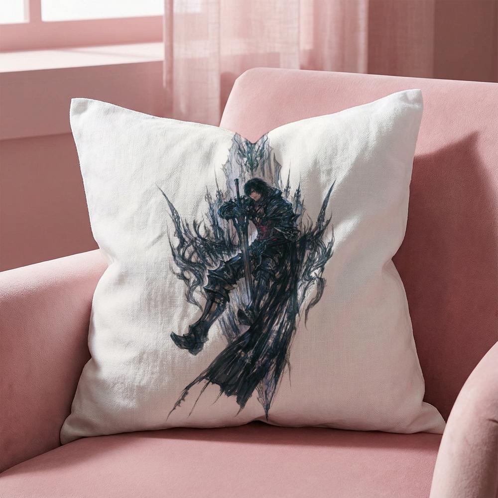 

F-Final F-Fantasy Cushion Cover Multi-Scene Pillow Cover for Home & Car - Reversible, Soft & Durable for Daily Use 30cmx30cm