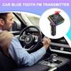 Autoladegerät FM-Transmitter Bluetooth 5.4 PD Typ-C Dual-USB Umgebungsplayer Freisprecheinrichtung MP3-Ladegerät Typ-C Kabellos mit Umgebungslicht