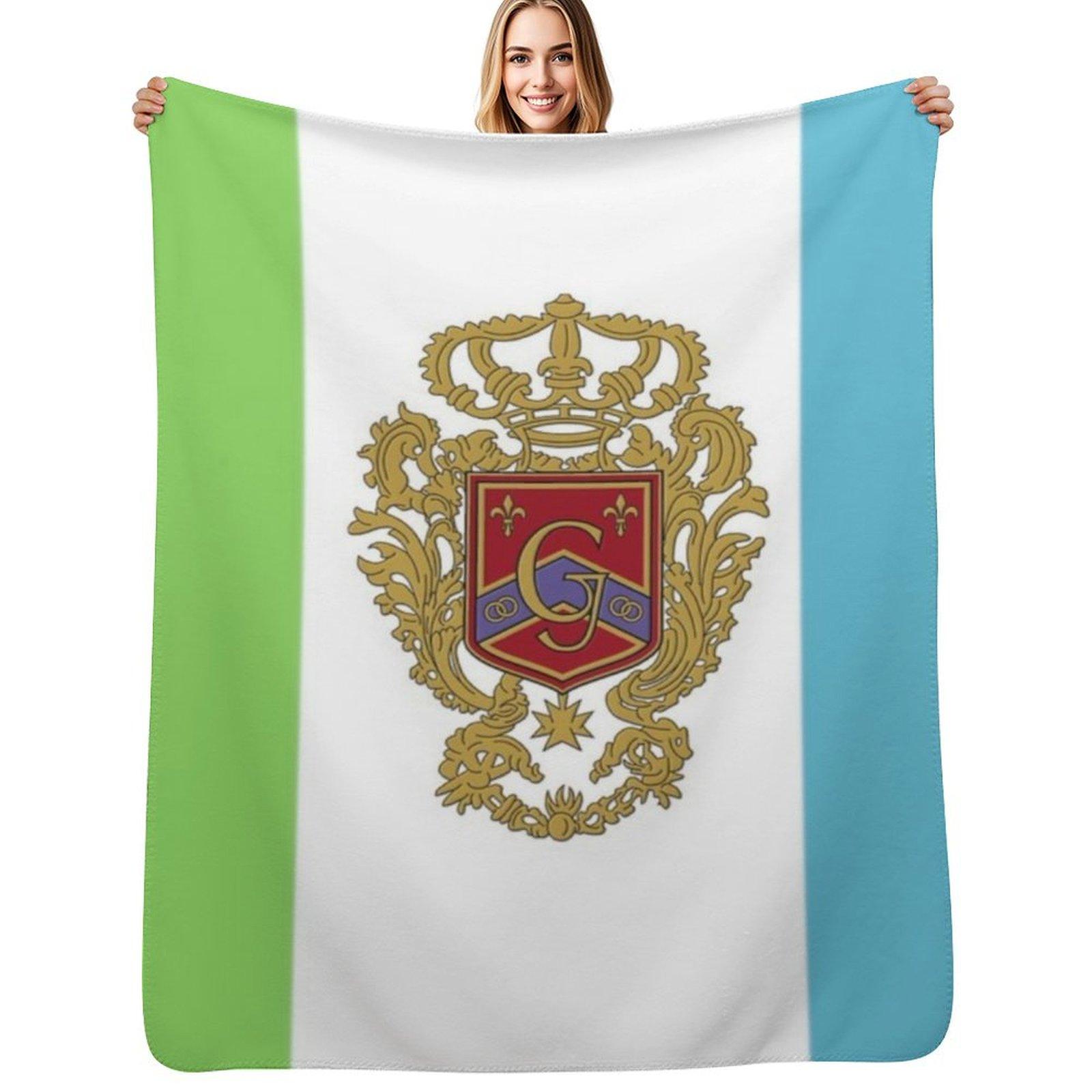 

Genovian Flag Throw Blanket Warm Accent Blanket for Living Room Decoration 75x100cm