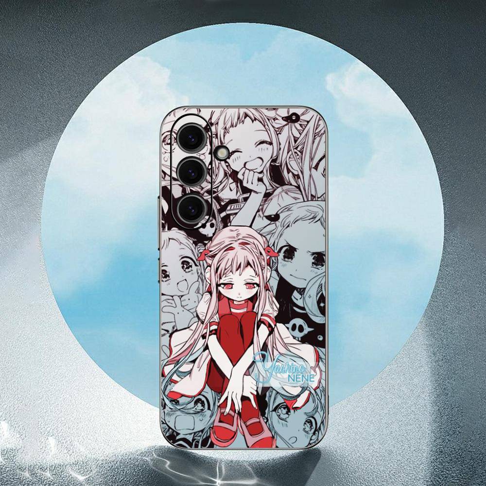 Animation Toilet Bound Hanako Kun Yugi For Samsung Galaxy S23 S24 S25 Ultra S22 Plus S21 Black Soft Case Waterproof Soft Case