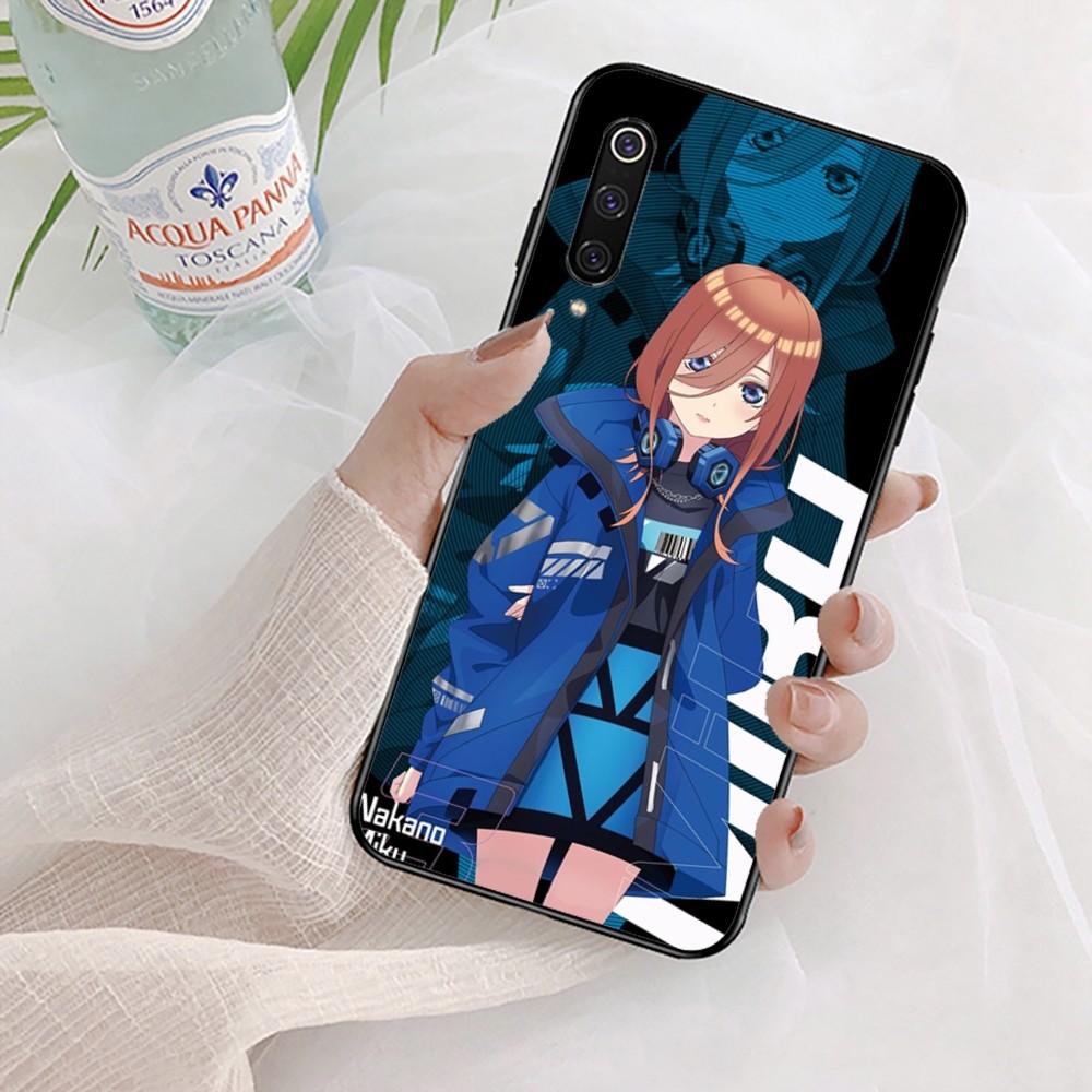 Nakano Miku Anime Phone Case For Xiaomi Mi 5X 8 9 10 11 12 Lite Pro 10T PocoX3pro PocoM3 Note 10 Pro Lite