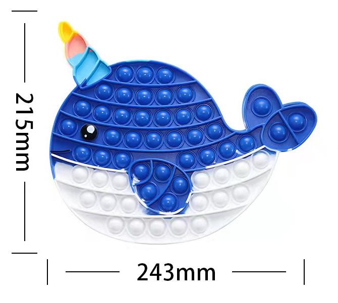 Reusachtige Grote Antistress Push Bubble Regenboog Hart 20-50CM Fidget Speelgoed Groot Simpel Dimmer Figet Speelgoed Kinderen Kuiltje Tie Dye Spel Cadeau