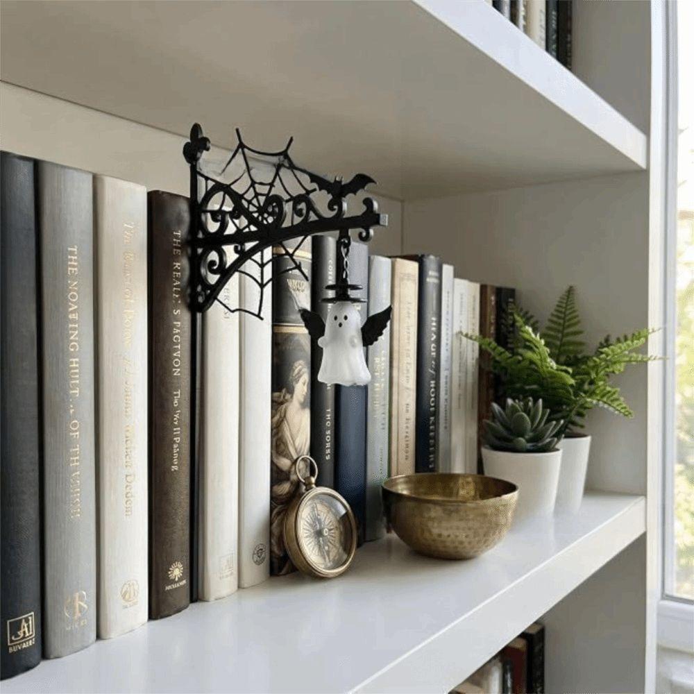 Luce Lanterna Scaffale Bianco Lampada Calda Bianca per Scaffale Luce Fantasma Scaffale Lettura