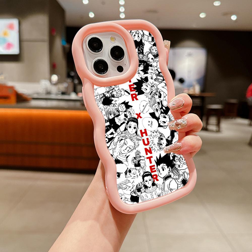 Ae82 Hunter X Hunter Anime Art Huse de protecție pentru telefon pentru Samsung S24 Plus S23 Ultra A14 A55 A06 Honor X9b Motorola OnePlus Big Wave TPU Husă din spate