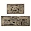 2Pcs Anti Fatigue Seasonal Kitchen Rugs Waterproof Non-Slip Thick Cushioned Kitchen Mat Heavy Duty Comfort Standing Mat for Kitchen