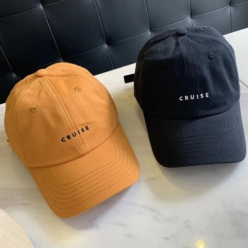 Letter Embroidery Peaked Cap Korean Girl Outdoor Sun Visors Hat New Baseball Hat  for Women