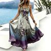 European and American Suspender Dress, Casual Summer New Digital Printing Women