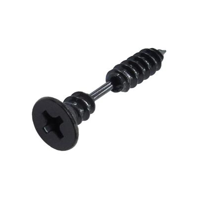 Stainless Steel Screw Stud Earrings Straight Bar Earrings Curved Bar Screw Studs Body Piercing Jewellery Ear Jewellery