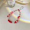 Fashion High-end Mobile Phone Lanyard Creative Girl Heart Handmade Beading a Variety of Styles Universal Mobile Phone Chain Advanced Sense