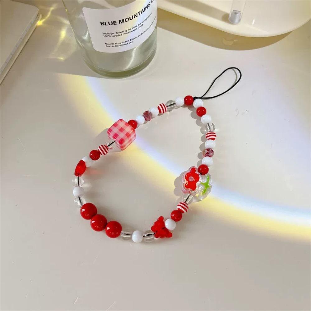 Fashion High-end Mobile Phone Lanyard Creative Girl Heart Handmade Beading a Variety of Styles Universal Mobile Phone Chain Advanced Sense