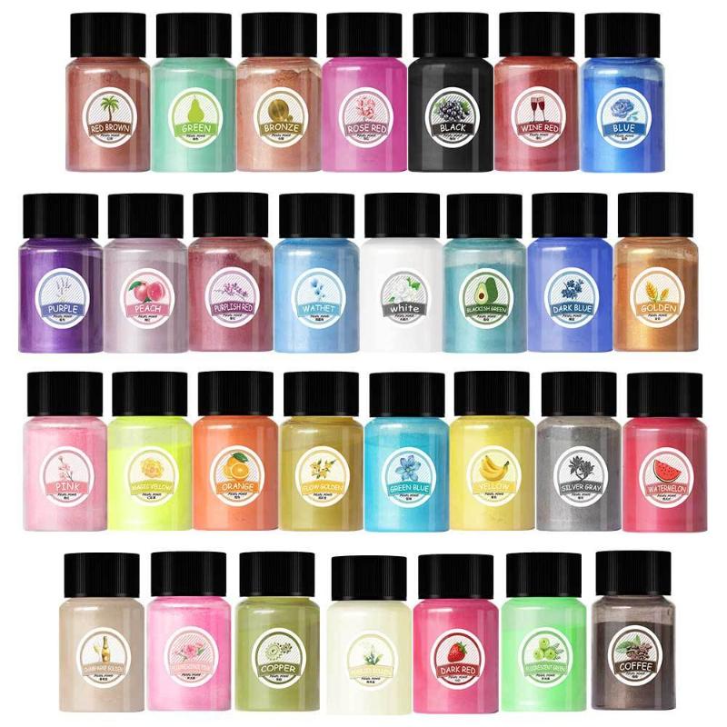 20ml Bottle Pearlescent Powder DIY Crystal Glue Slime Filling Mermaid Mica Powder