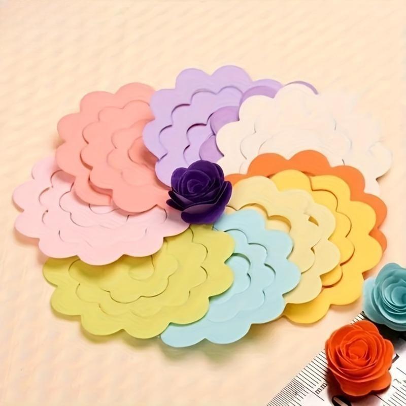 

4Bags Random Color Rose Quilling Paper Mixed Color Origami DIY Craft Supplies