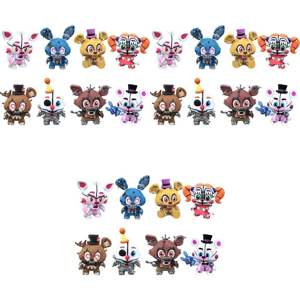 Adorable 8-piece Five Nights At Freddy's Bonnie Action Figure Set For Play And Display