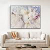 Moderne Wand Kunst Malerei Weiße Blume Poster und Drucke auf Leinwand Nordic Bild Dekoration Für Wohnzimmer Cuadros Wohnkultur