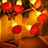 LED Pilz Lichterkette Batteriebetrieben Lichterkette Gartenparty Deko für Weihnachten Hochzeiten