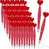 12 Valentinstags-Stifte in Herzform, Party-Stifte, Kugelschreiber in Herzform, Büro-, Schul-, Valentinstags-, Hochzeits-, Party-Geschenke