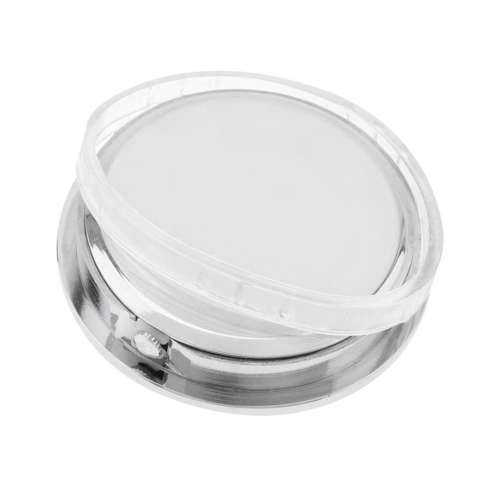 1-1/2 palca (37 mm) Kremenný strojček Okrúhla Mini Vložka do hodín pre otvor s priemerom 35 mm so strieborným rámčekom, Miniatúrna remeselná náhrada hodín