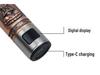 T9 Digital Display Skull Head Hair Clipper: USB Rechargeable, Zinc Alloy Trimmer for Precision Shaving and Carving.