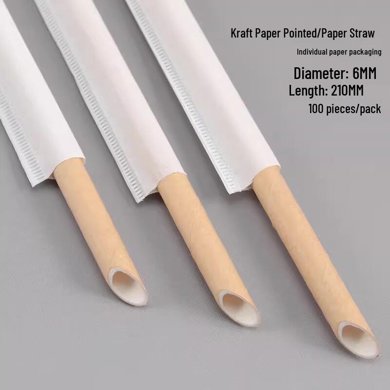 

Miao Jiayi Disposable Paper Milk Tea Straws