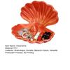 3D-Printed Shell Shape Jewelry Organizer Tray Pearl Luster Desktop Storage Decoration for Earrings Rings Bracelets Lipstick Gift
